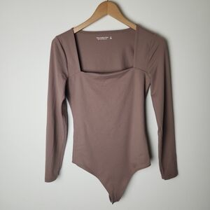 Abercrombie Brown Bodysuit M